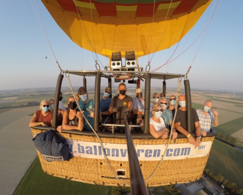 Ballonvaren op 12 augustus vanaf Wieringerwerf
